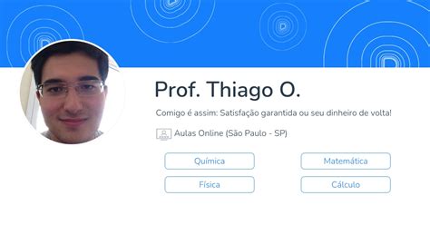 Thiago O Comigo Assim Satisfa O Garantida Ou Profes