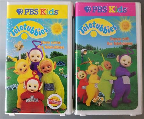 Teletubbies Lot of 2 VHS Dance with the Teletubbies Here comes the ...