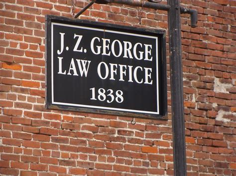 Jz George Law Office Sign Carrollton Ms Lamar Flickr