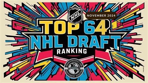 2025 NHL Draft Top 64 Prospects Ranking November 25 2024