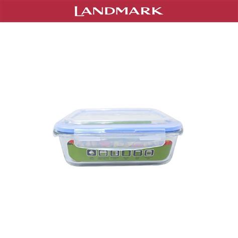 Masflex Rectangular Borosilicate Glass Food Container L With Pp Lid