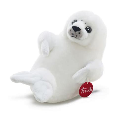 Мягкая игрушка "Белый Тюлень", 28 см - 1 470 р. | Knuffel, Zeehond, Pluche