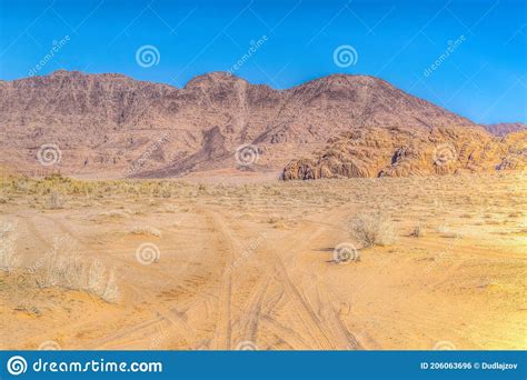 Landscape Of Wadi Rum Desert In Jordan Stock Photo Image Of Landscape