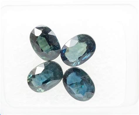 No Reserve Pcs Deep Greenish Blue Sapphire Ct Catawiki