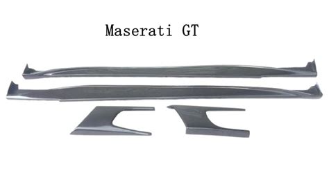 High Quality Real Carbon Fiber Body Side Skirt Kit Spoiler Refits For