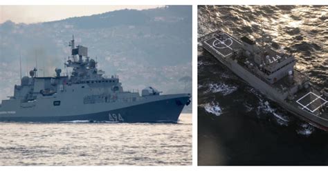 La Armada Espa Ola Sigue Al Convoy De Putin Una Fragata Rusa Con