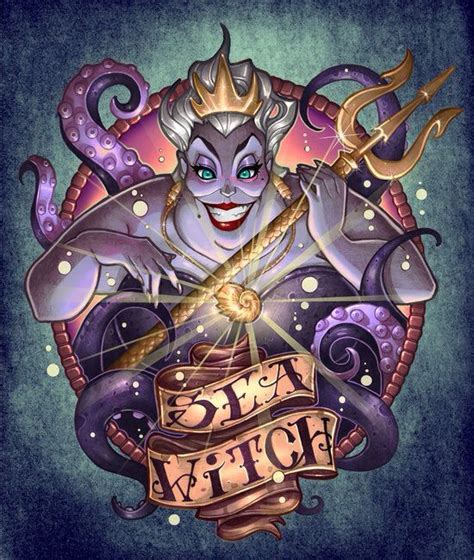 Sea Witch Ursula Excellent Tattoo Idea Disney Tattoos Disney Villains Disney Art