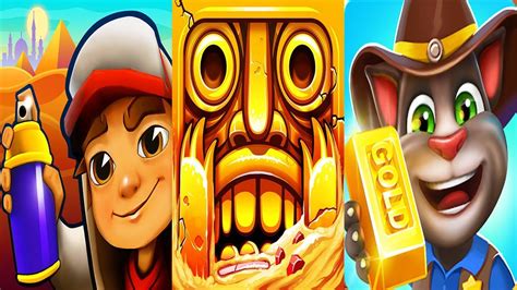 Subway Surfers 2018 Cairo VS Temple Run 2 Blazing Sands VS Talking Tom