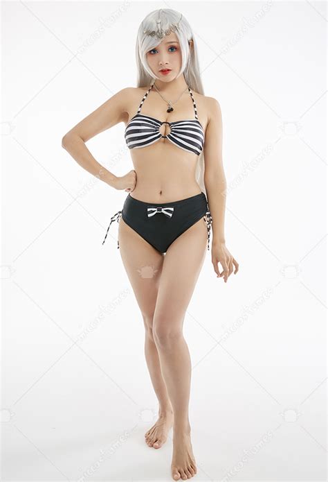 Black White Stripe Swimsuits Sexy Two Piece Bathing Suits Bikini Sets For Sale