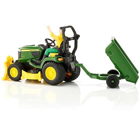 K P Bruder John Deere Tr Dg Rdstraktor X Sl Pvagn Figur