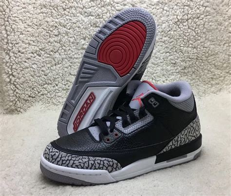 Air Jordan 3 Og Black Cement 2018 Release Date Sneakerfiles