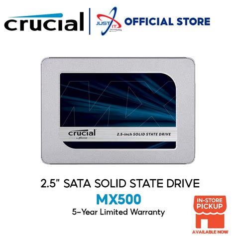 Crucial MX500 2.5" SATA SSD - 250GB / 500GB / 1TB / 2TB | Shopee Malaysia