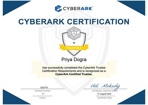 CyberArk Certified Trustee Free Certification and Training Programs