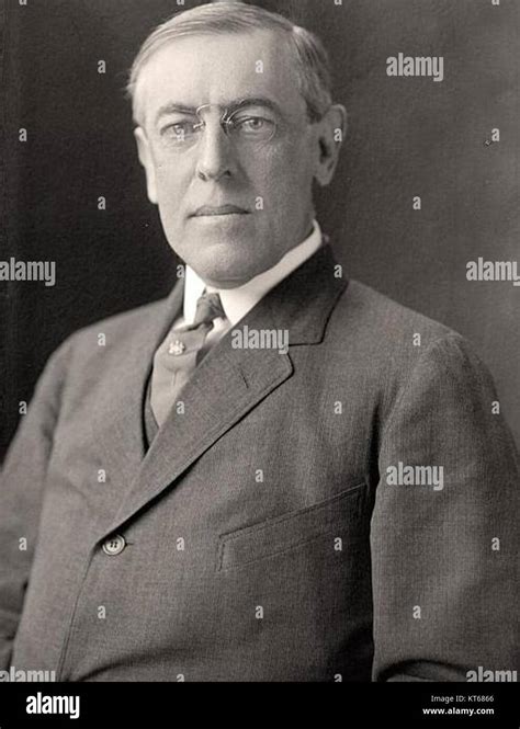 thomas woodrow wilson stock photo alamy