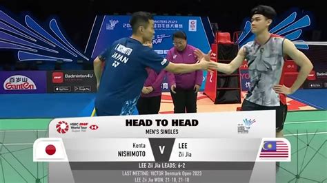 Super Men S Singles Quarterfinals Lee Zii Jia Mas Vs Kenta