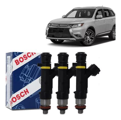 Bico Injetor De Combustível Mitsubishi Outlander V6 3 Un