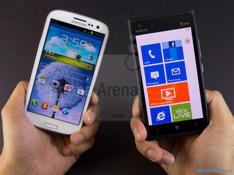 Samsung Galaxy S Iii Vs Nokia Lumia