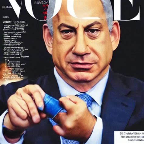 A Realistic Portrait Of Benjamin Netanyahu Holding A Stable Diffusion