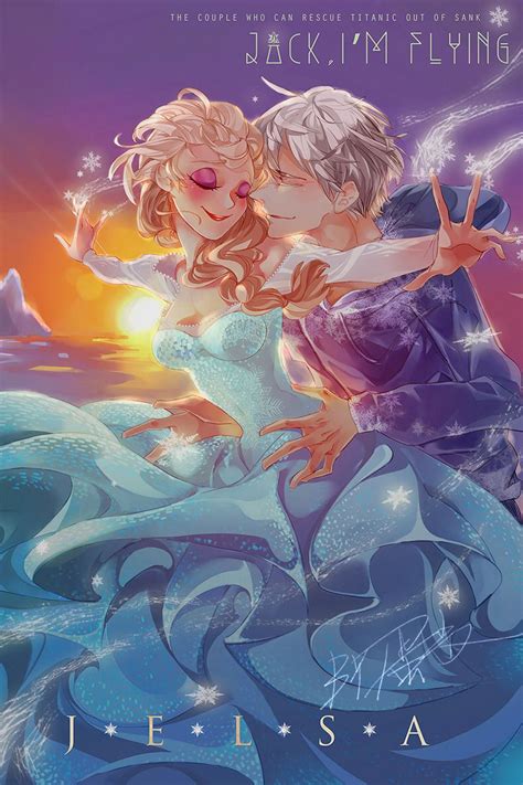 Pin By Glenda M On Jelsa Jelsa Disney Art Jack And Elsa