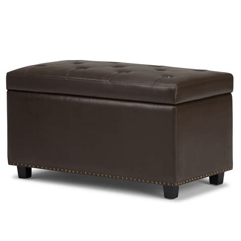 Brooklyn Max Piper 34 Inch Wide Traditional Rectangle Storage Ottoman