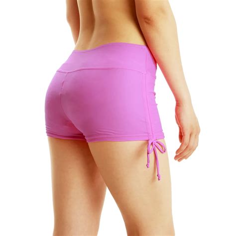 Spring And Summer Tight Fitting Yoga Shorts Running Fitness Women Drawstring Beach Shorts