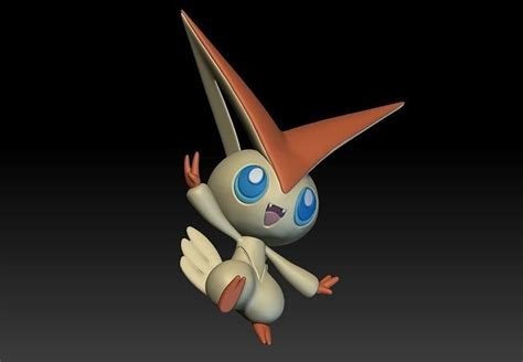 Pokemon Victini 3d Model 3d Printable Cgtrader