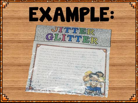 Jitter Glitter Freebie Back To School