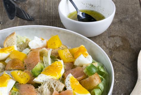 Recept Voor Salade Met Gerookte Zalm En Ei Foody Nl