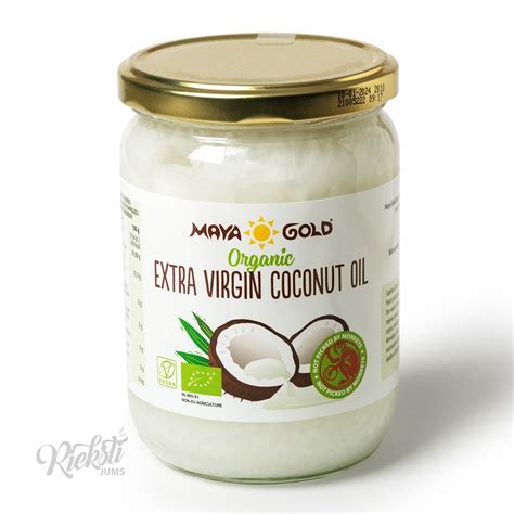 Nerafinēta kokosriekstu eļļa, 500 ml - Rieksti Jums