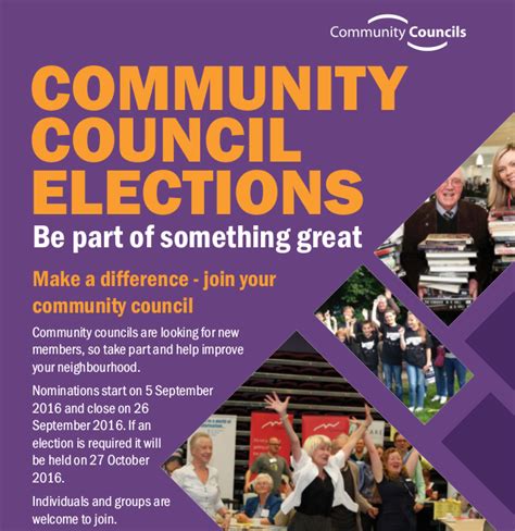 Make a difference – join your community council