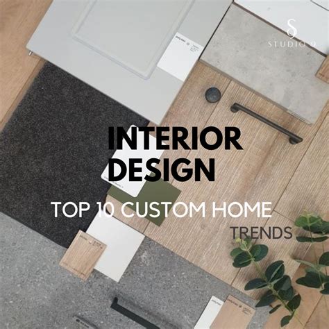 Top 10 Custom Home Trends for 2023 – Trends in interior design – Studio 9