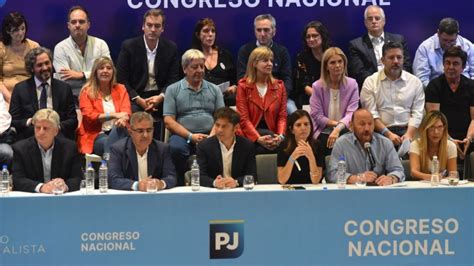 El Congreso Del Pj La Dirigencia Se Reúne Para Ajustar La Estrategia