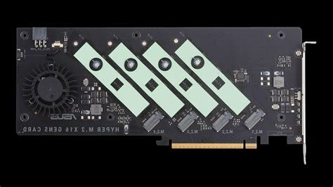 Asus PCIe Card Hits 512 Gbps With 4 SSDs That Deliver 5500 Gbps Game