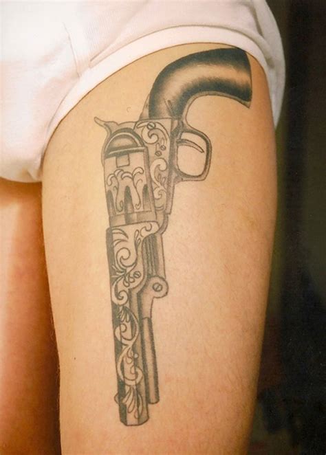 Revolver Tattoos Designs, Ideas and Meaning - Tattoos For You