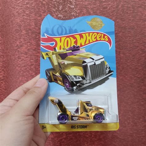 Hot Wheels Rig Storm Gold Edition 24k Original Mattel Shopee Philippines