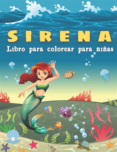 Buy Sirena Libro para colorear para niñas Libro de actividades para