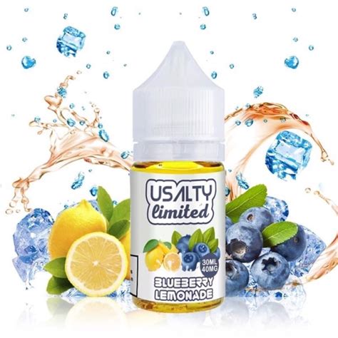 Usalty Limited Blueberry Lemonade salt 30ml Chanh việt quất lạnh