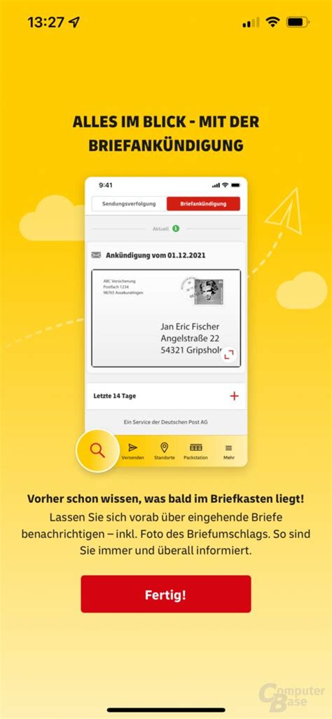 Post And Dhl App Briefankündigung Zeigt Vorab Auch Unliebsame Post An