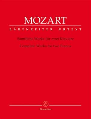 Oeuvre complète pour 2 Pianos MOZART Partition Piano