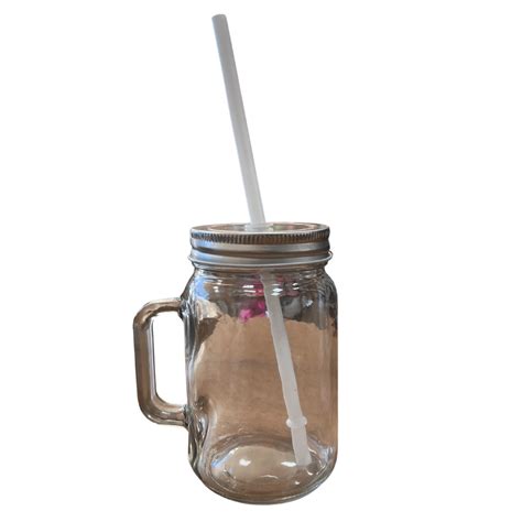 Mason Jar Canudo Ml Brilho Emporio