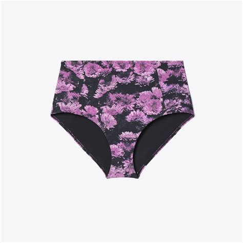 Printed High Waist Bikini Bottom Women S Designer Two Pieces Tory Burch
