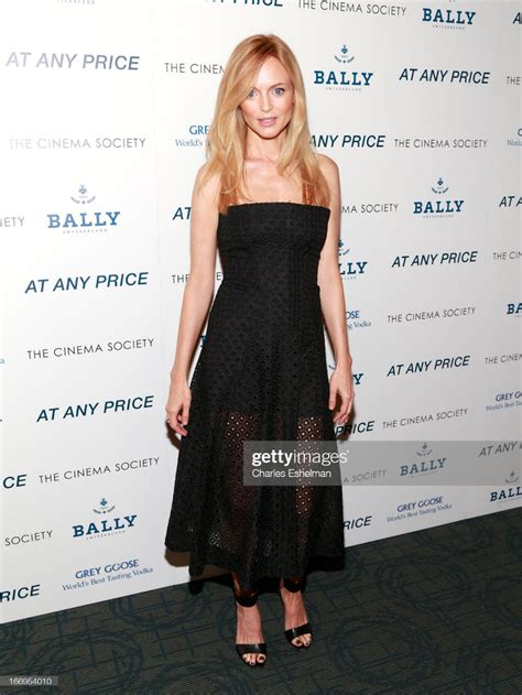 Actress Heather Graham Attends The Cinema Society Bally Screening