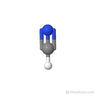 Hydrogen cyanide Structure - CHN - Over 100 million chemical compounds ...