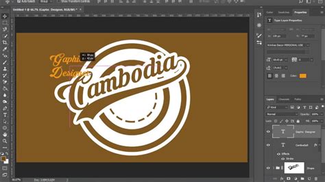 How To Make Logo In Adobe Photoshop Cc 2018 How To Create Logo In