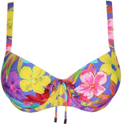 Primadonna Sazan Vadderad Balconette Bikini Bh Blue Bloom Pris