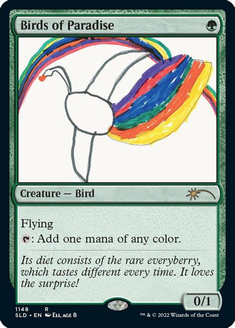 Birds Of Paradise 1148 Secret Lair Drop Series Magic The Gathering