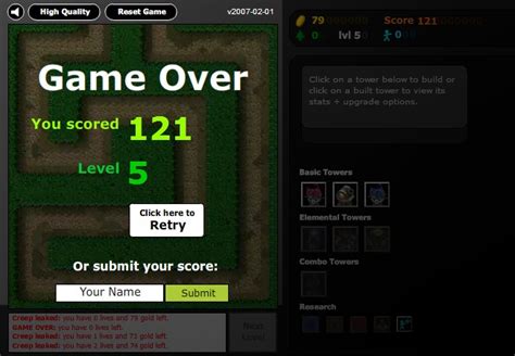Flash Element Td Funny Car Games