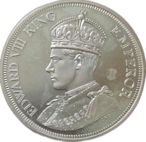 Shillings Edward Viii Silver King Emperor Southern Rhodesia