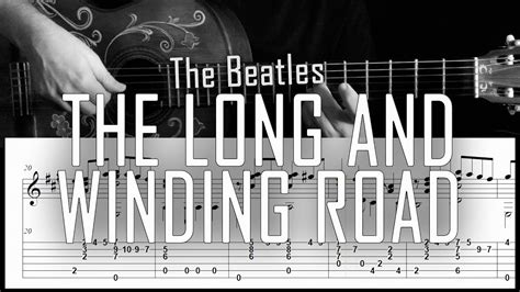 The Long And Winding Road The Beatles Fingerstyle Guitar Arreglo Solista Con Partitura Y