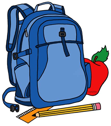 School Backpack Clipart | Free download on ClipArtMag